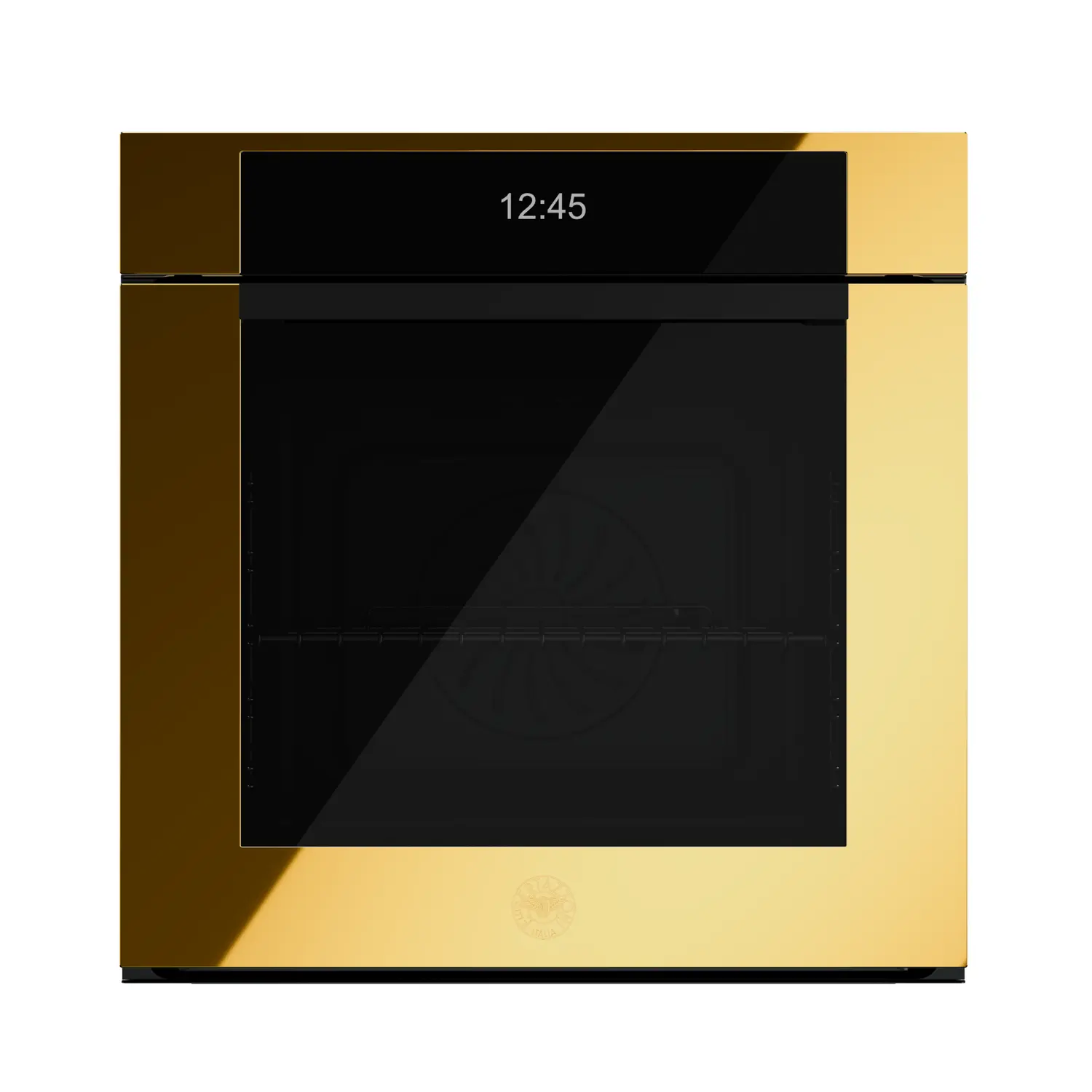 Cuptor electric incorporabil, 76 litri, Bertazzoni, Pyro Total Steam, colectie Modern, auriu