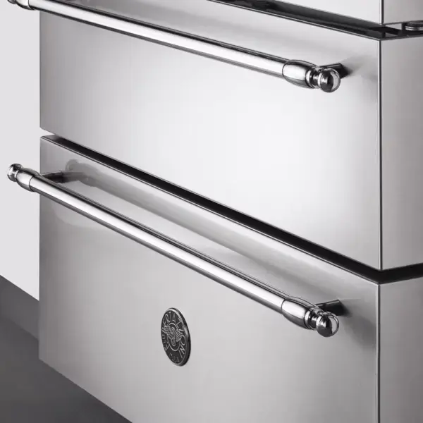 Frigider side by side, 636 litri, Bertazzoni, French Door, colectie Heritage, inox