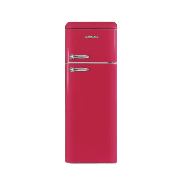 Frigider Retro, Schneider, 211 litri, fucsia