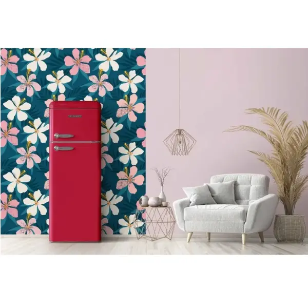 Frigider Retro, Schneider, 211 litri, fucsia