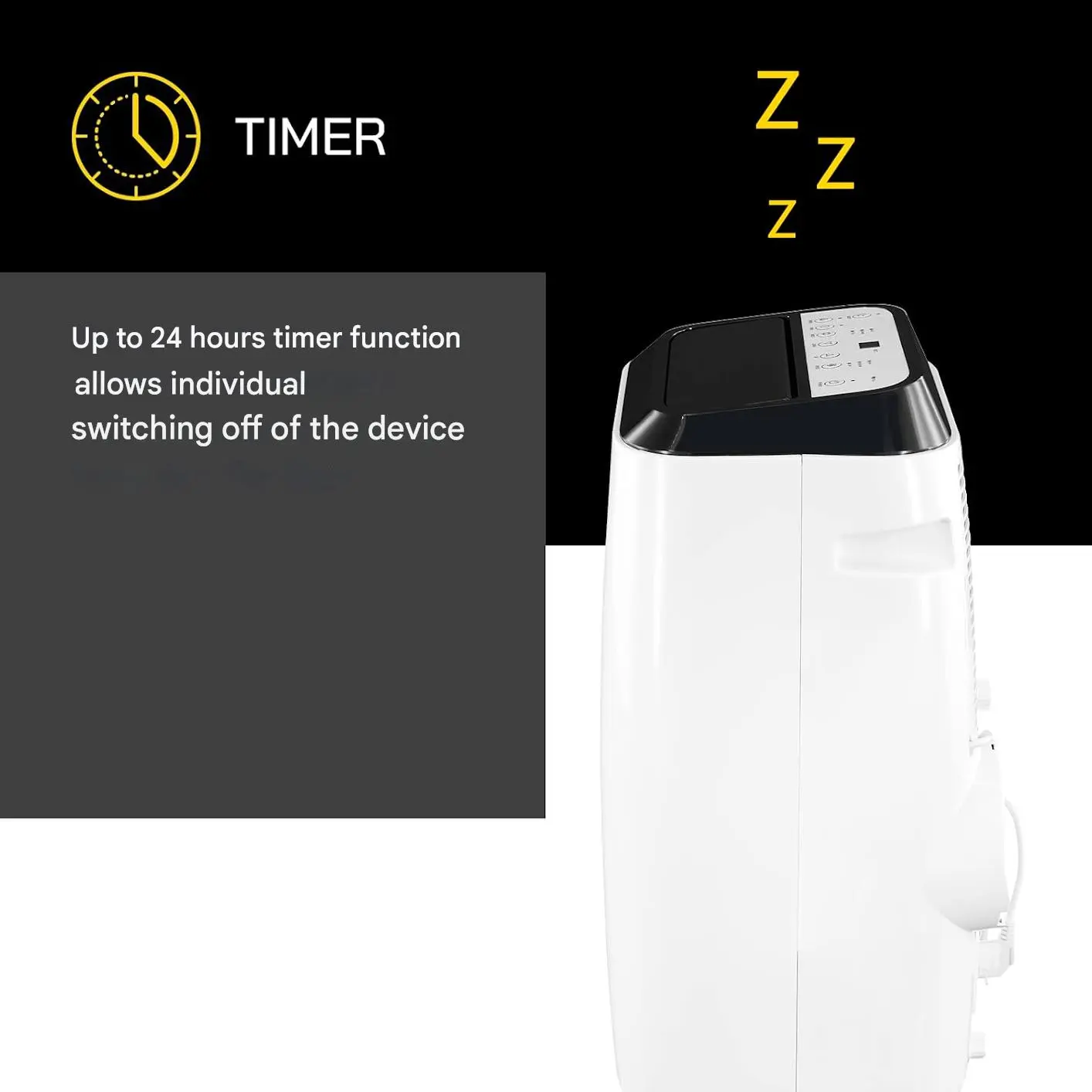 Aparat de aer conditionat portabil, Gutfels, CM61248, 12000 BTU, alb