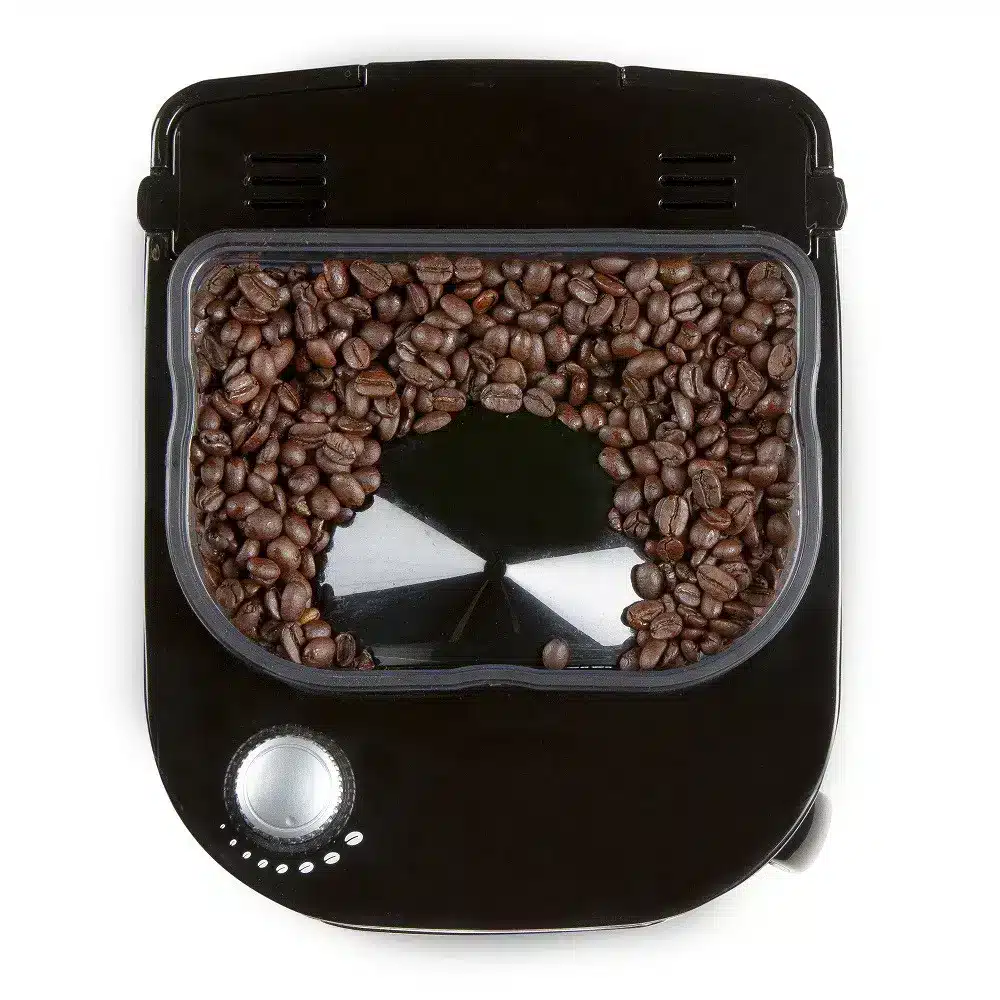 Cafetiera cu rasnita, DOMO, Grind and Brew, 12 cani, negru