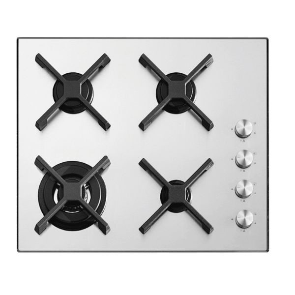 Plita incorporabila pe gaz, Barazza, Select Plus, 4 arzatoare, 60 cm, inox