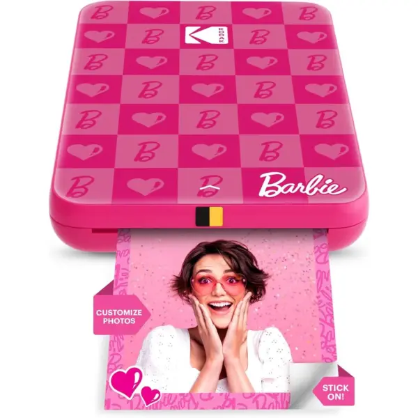 Imprimanta foto portabila pentru smartphone Barbie x Kodak, Step Wireless Printer Iconic