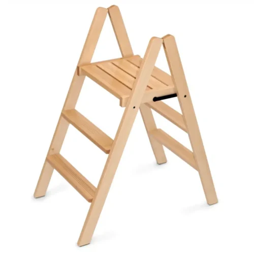 Scaun pliabil tip scara, Arredamenti Italia, Dorotea, 150x48, lemn natur