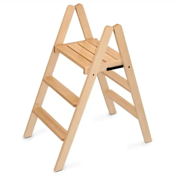 Scaun pliabil tip scara, Arredamenti Italia, Dorotea, 150x48, lemn natur