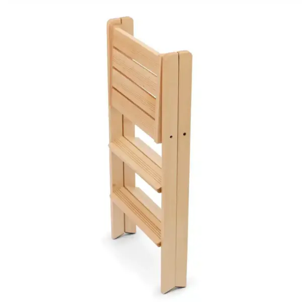 Scaun pliabil tip scara, Arredamenti Italia, Dorotea, 150x48, lemn natur