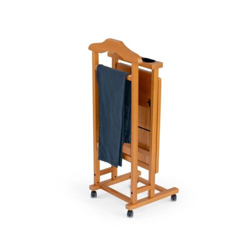 Portmantou cu masuta pliabila, Arredamenti Italia, Alvaro, lemn cires