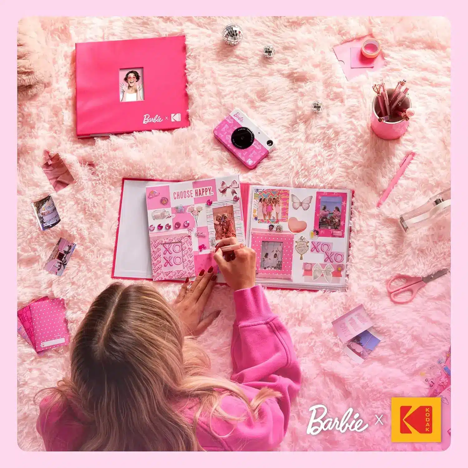Aparat foto instant Barbie x Kodak, Printomatic Signature