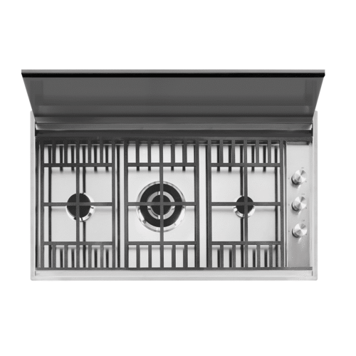 Plita incorporabila pe gaz, Barazza, colectie Lab, 3 arzatoare, 90 cm, inox