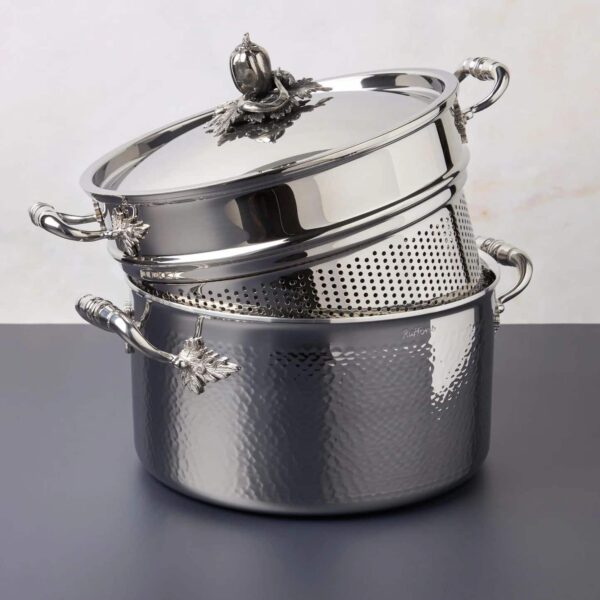 Set vase de gatit, 4 piese, otel inoxidabil, Ruffoni, Pasta & Risotto, colectie Opus Prima