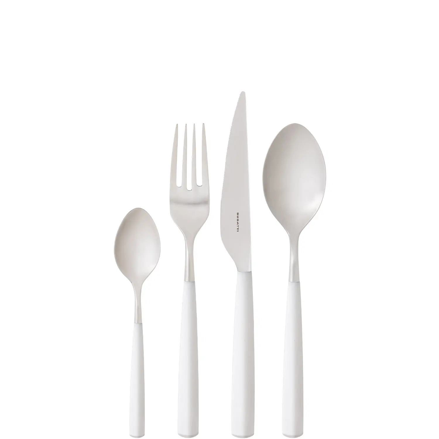 Set 24 tacamuri, Casa Bugatti, Athena, alb