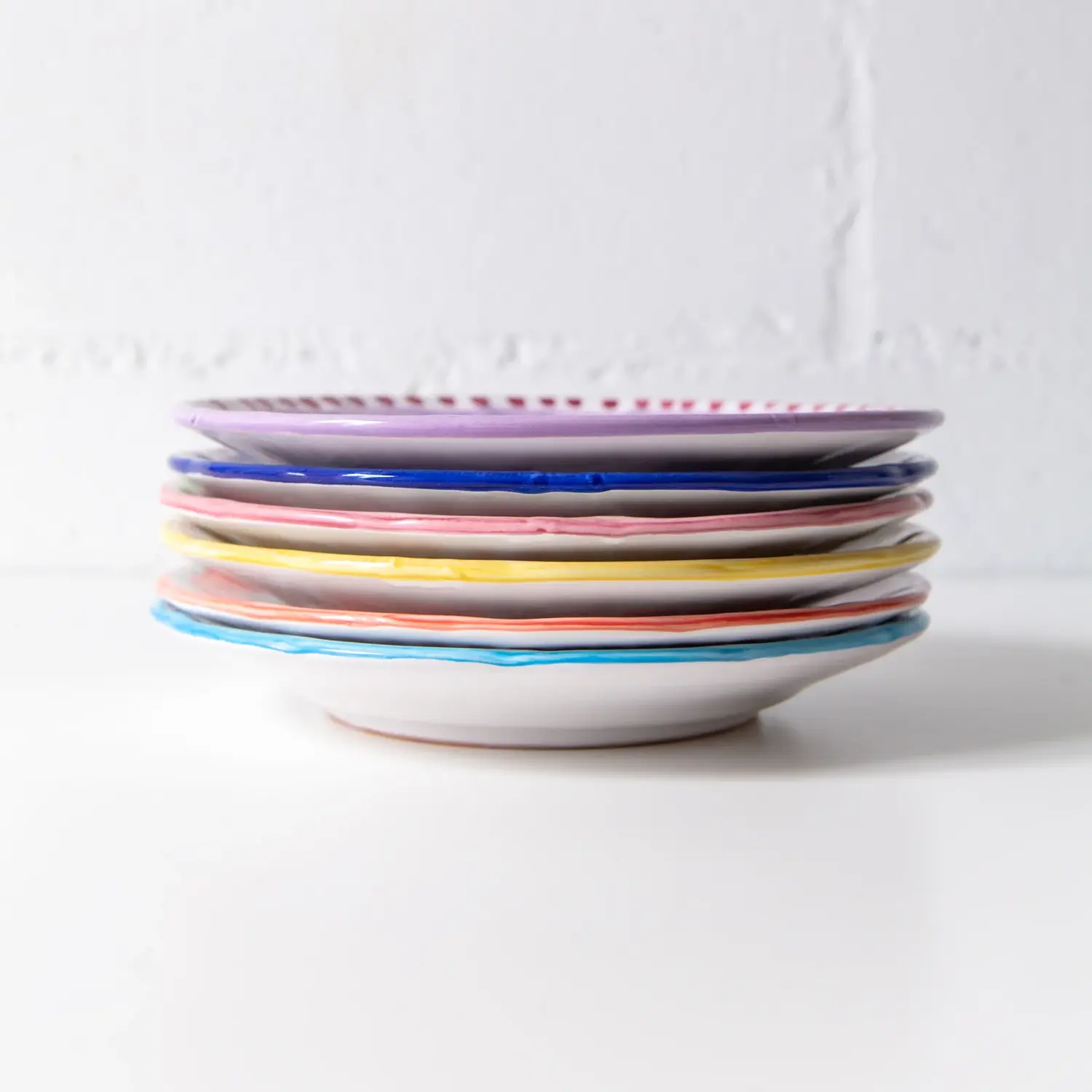 Set 6 farfurii Animaletti, Casa Amalfi - DPS6, alb