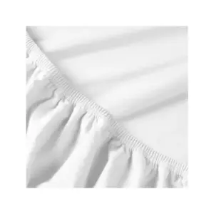 Cearsaf de pat Jersey cu elastic, Billerbeck, Rebeka, alb