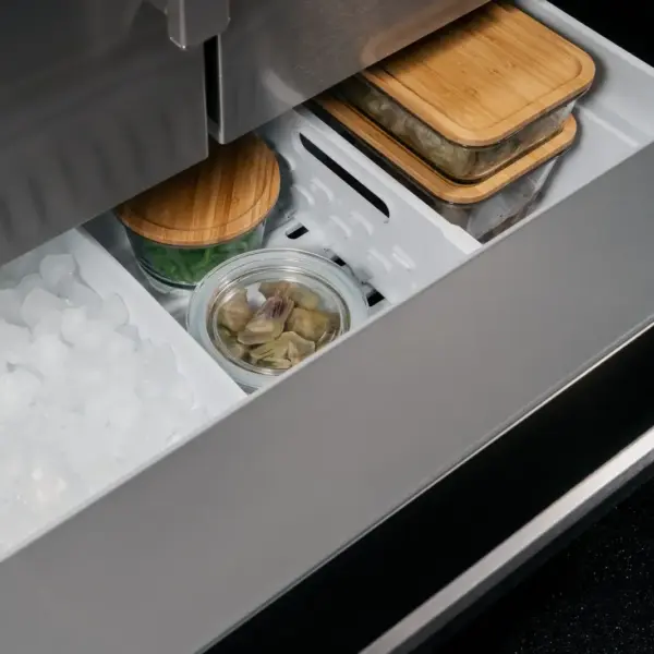 Frigider side by side, 636 litri, Bertazzoni, French Door, colectie Heritage, inox