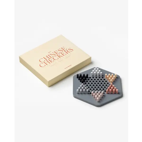 Joc de dame, Printworks, Chinese Checkers, crem/gri