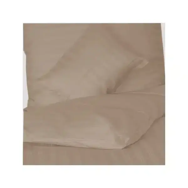 Set lenjerie de pat matrimonial, Billerbeck, 3 piese, Reka, cappuccino