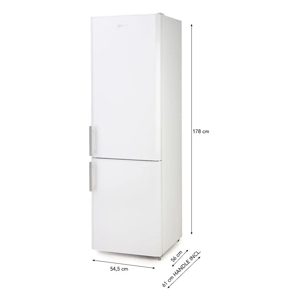 Combina frigorifica, DOMO, Full No Frost, 244 litri, alb