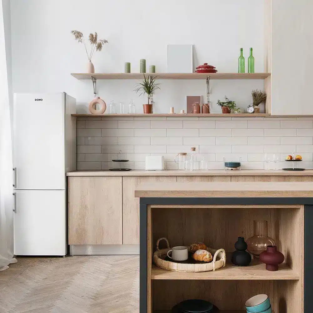 Combina frigorifica, DOMO, Full No Frost, 244 litri, alb