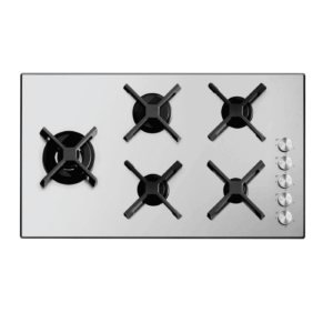 Plita incorporabila pe gaz, Barazza, Select Plus, 5 arzatoare, 90 cm, inox