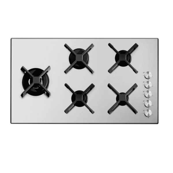 Plita incorporabila pe gaz, Barazza, Select Plus, 5 arzatoare, 90 cm, inox