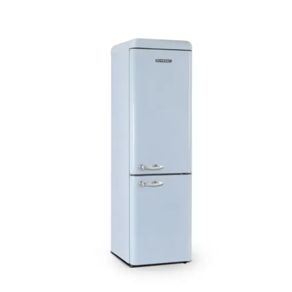 Combina frigorifica Retro, Schneider, 249 litri, blue pastel