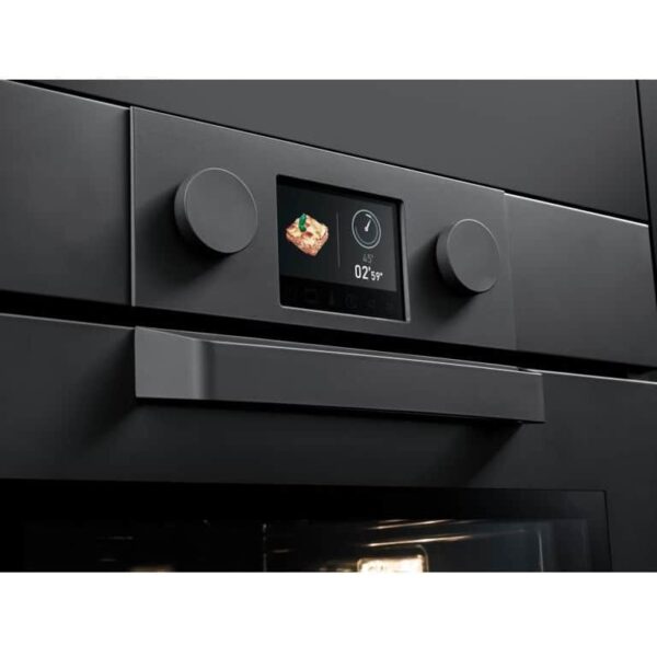 Cuptor electric si microunde 2in1 incorporabil, 40 litri, Barazza, Icon Exclusive, negru