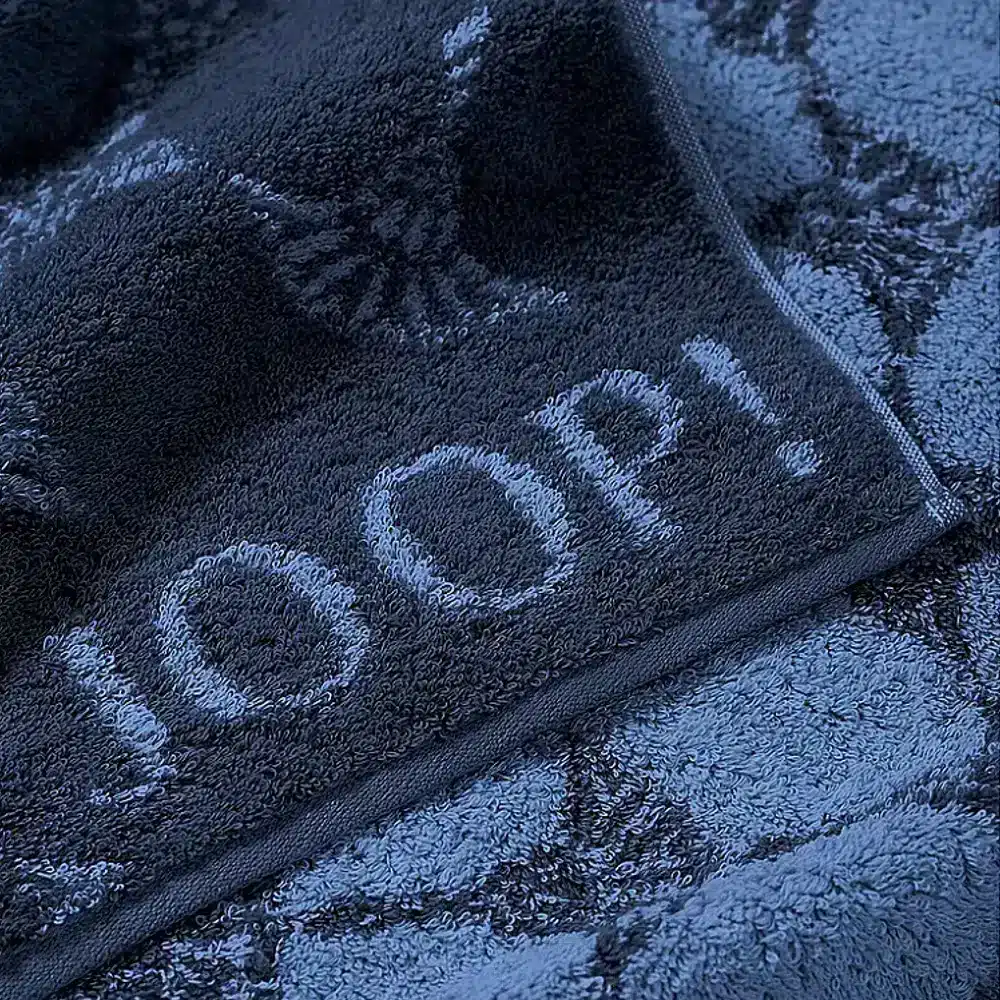 Prosop de baie, 80x150 cm, JOOP!, 100% bumbac, colectie Cornflower, bleumarin