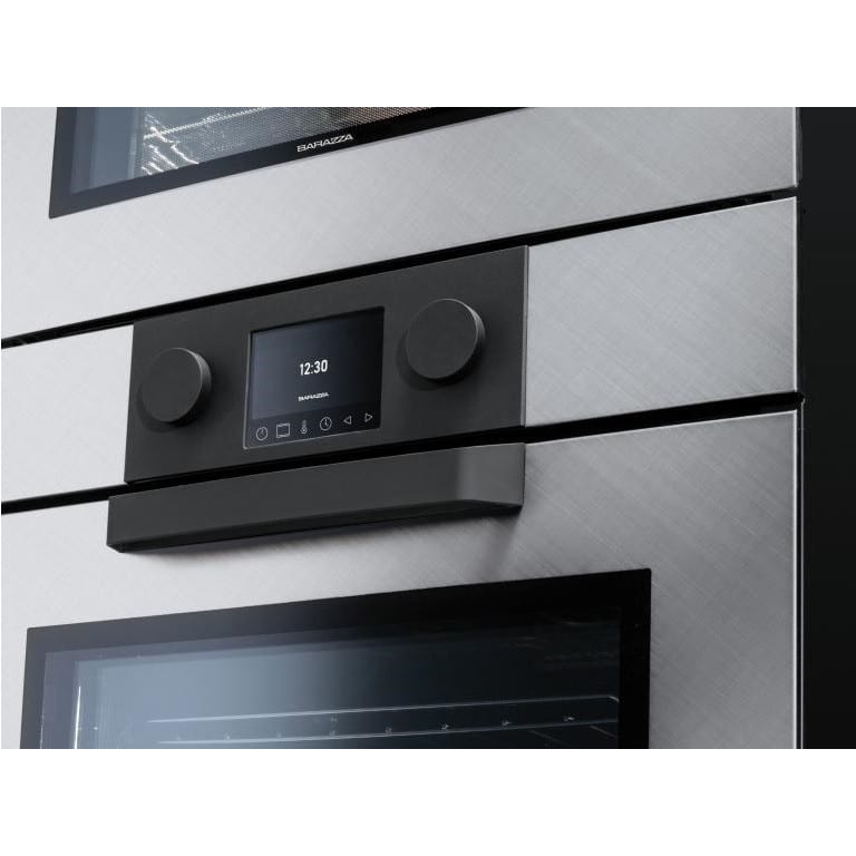 Cuptor electric si microunde 2in1 incorporabil, 40 litri, Barazza, Icon Mat, gri