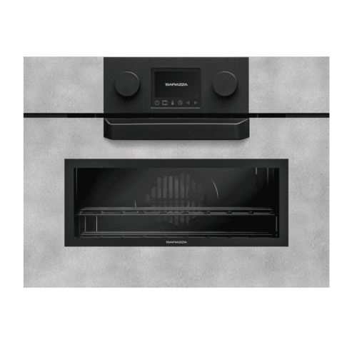 Cuptor electric si microunde 2in1 incorporabil, 40 litri, Barazza, colectie Icon Mat, gri