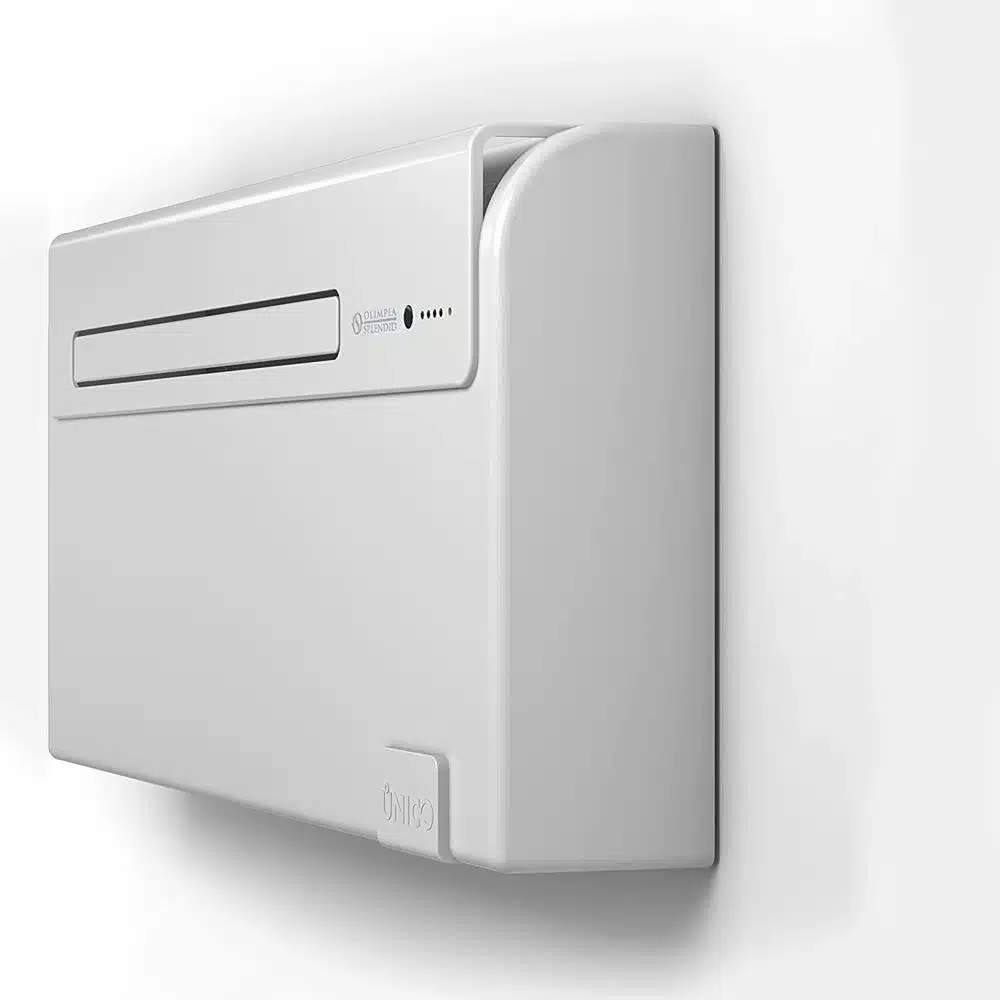Aparat de aer conditionat monobloc, Olimpia Splendid, Unico Air HP EFA, 8000 BTU, functie incalzire, alb