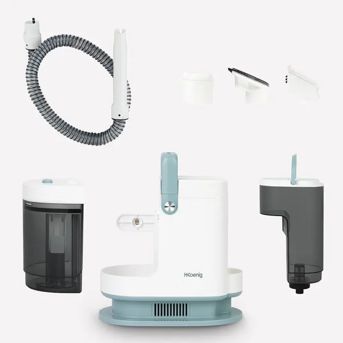 Aparat de curatat pentru textile si tapiterie, H.Koenig, TWT99, 1700 W, alb