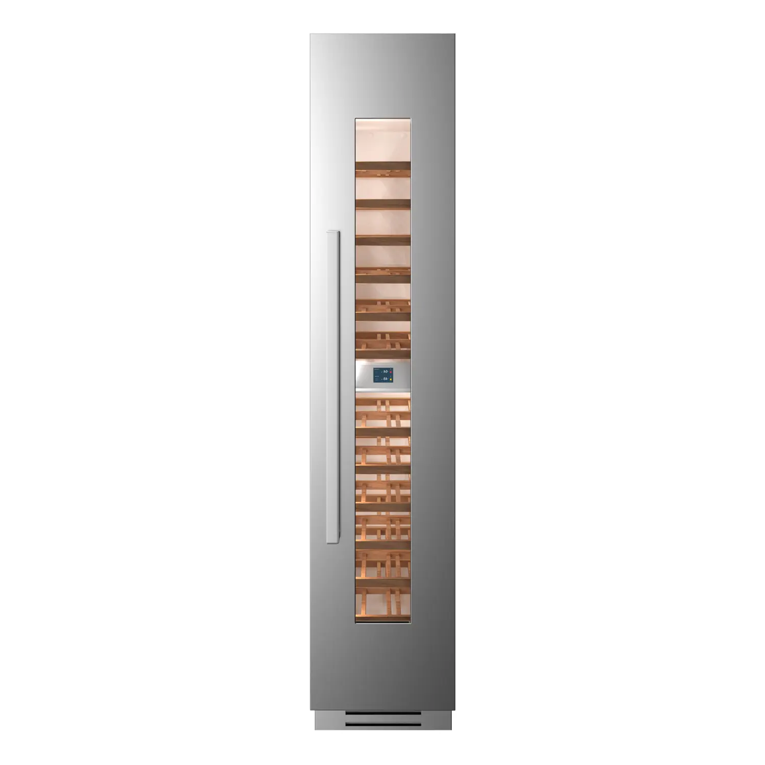 Racitor de vinuri incorporabil, 52 sticle, Bertazzoni, Wine Column, colectie Master, inox