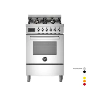 Aragaz, Bertazzoni, 60 cm, 4 arzatoare, colectie Professional, inox