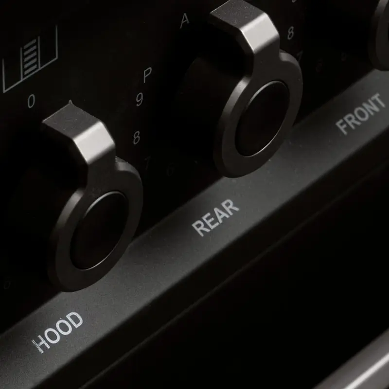 Aragaz cu plita pe inductie si hota integrata, Bertazzoni, 90 cm, 4 zone de gatit, Air-Tec, colectie Professional, portocaliu