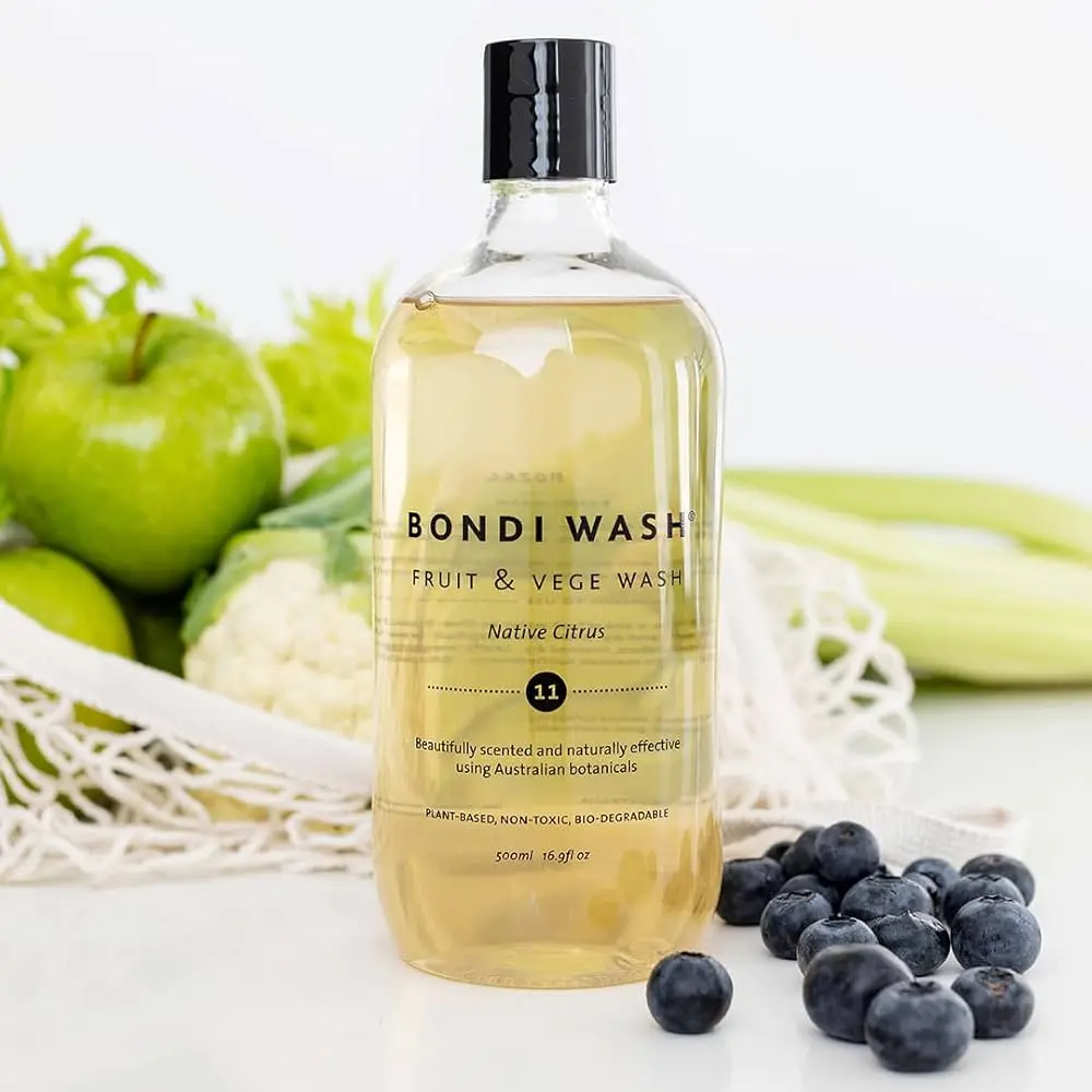 Solutie naturala pentru spalare fructe si legume, Bondi Wash, citrice, 500 ml