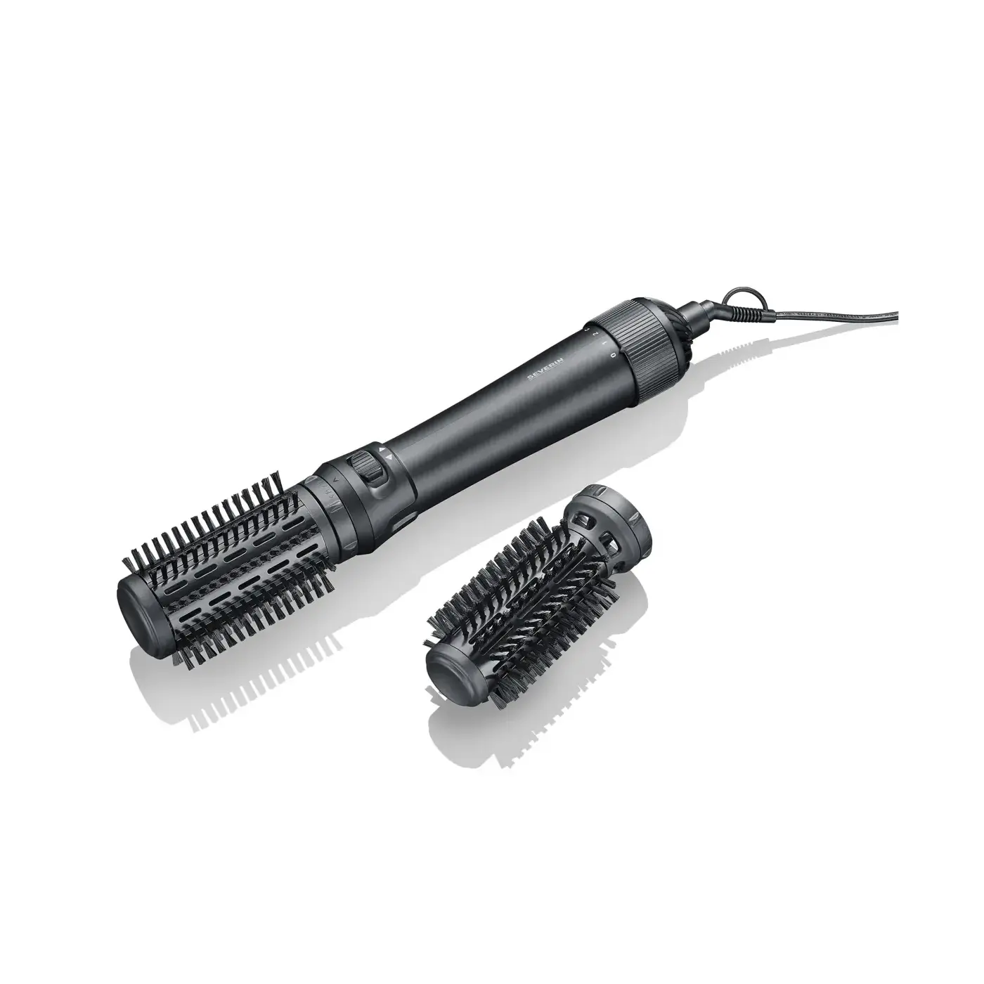 Perie rotativa cu aer cald, Severin, 1000 W, negru