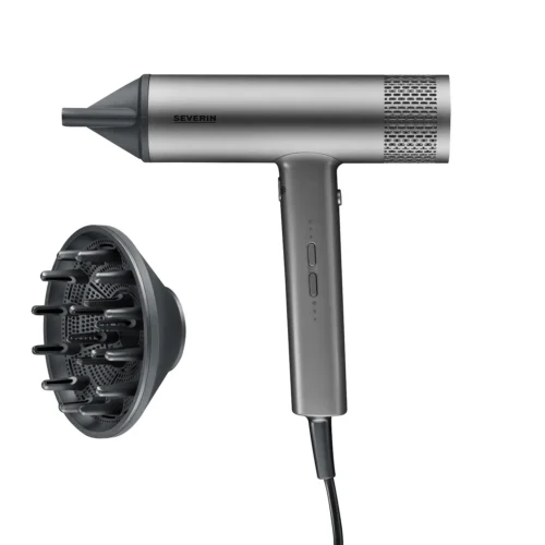Uscator de par, Severin, S-Style Pro, 2000 W, gri