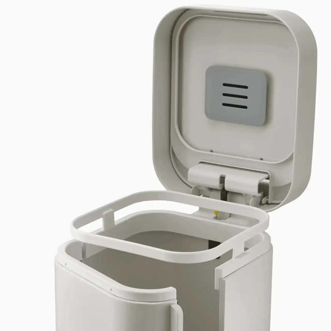 Cos de gunoi cu pedala, Joseph Joseph, Porta, 40 litri, 1 compartiment, gri