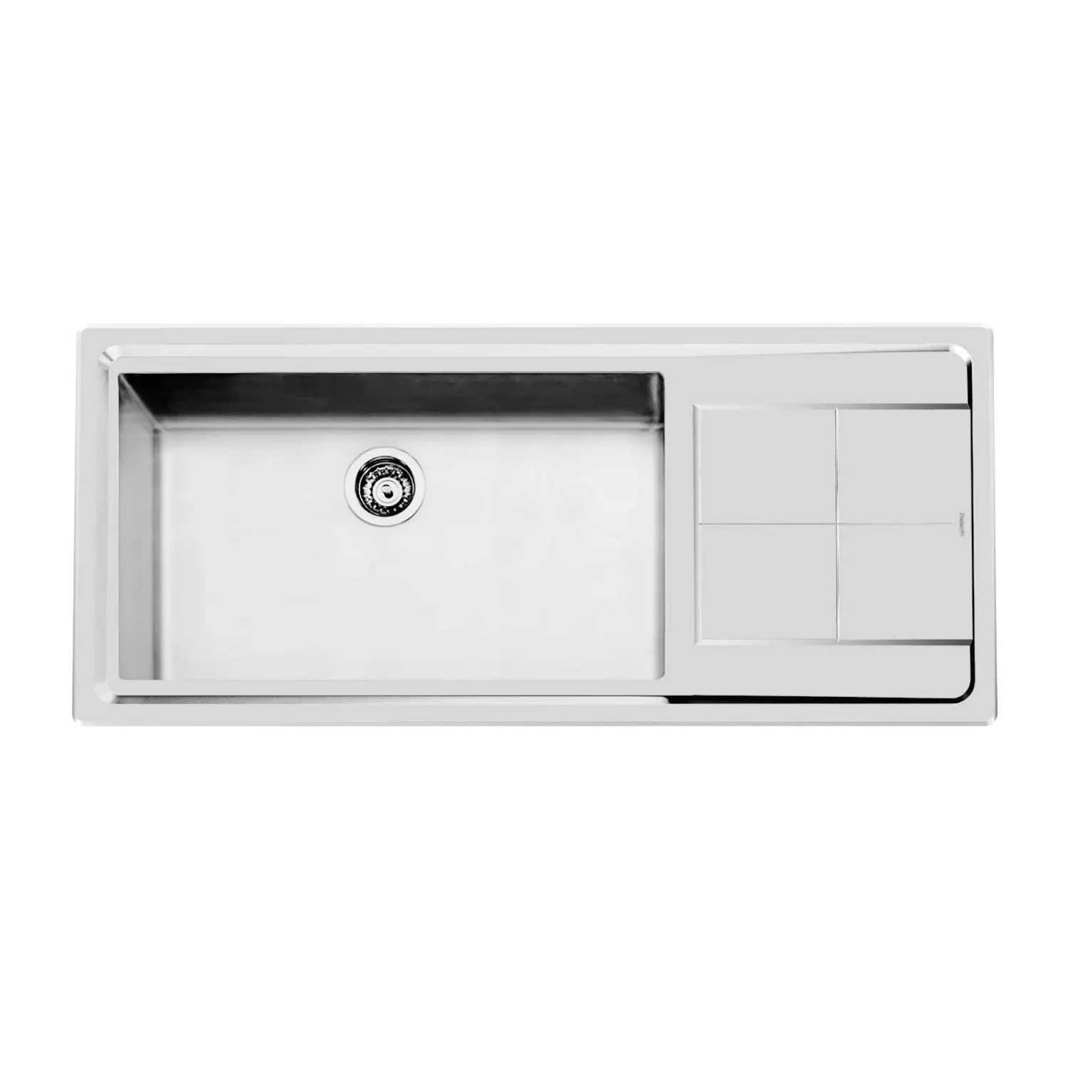 Chiuveta de bucatarie premium, Foster, KE, 117 x 51 cm, inox