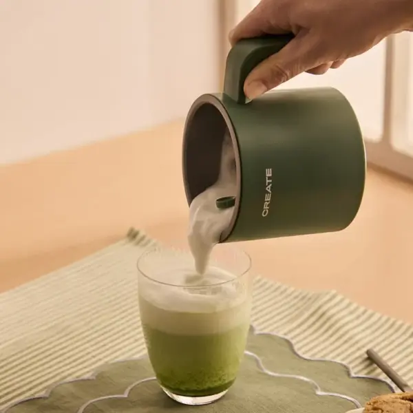 Aparat de spumare lapte, CREATE, Milk Frother Studio Pro, 620 ml, sage