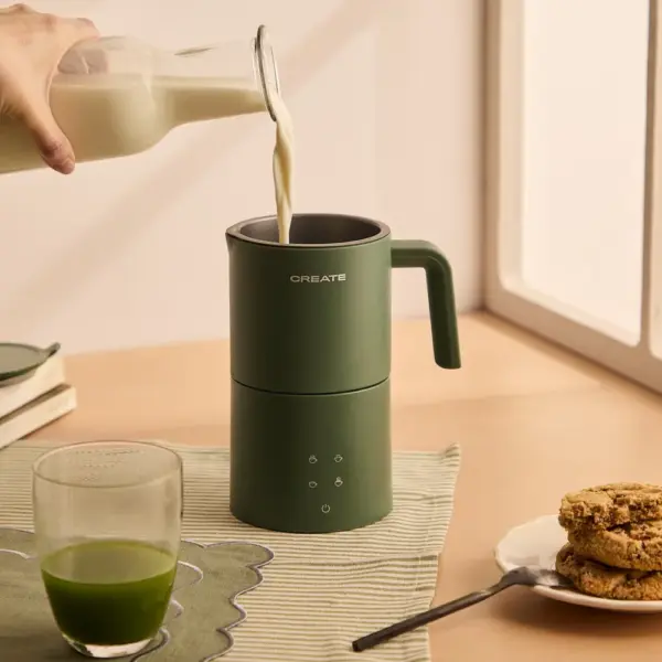 Aparat de spumare lapte, CREATE, Milk Frother Studio Pro, 620 ml, sage