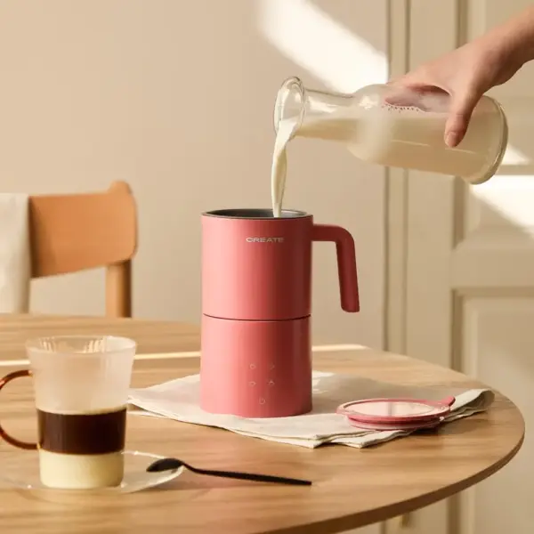 Aparat de spumare lapte, CREATE, Milk Frother Studio Pro, 620 ml, teracota