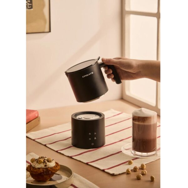 Aparat de spumare lapte, CREATE, Milk Frother Studio Pro, 620 ml, negru