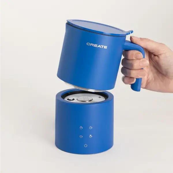 Aparat de spumare lapte, CREATE, Milk Frother Studio Pro, 620 ml, albastru