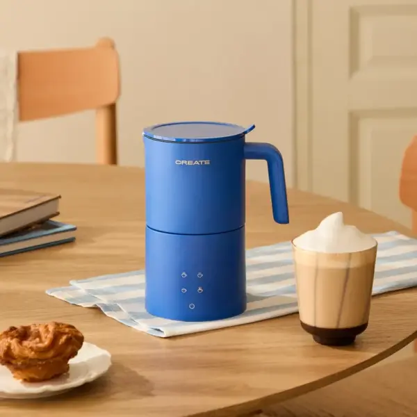 Aparat de spumare lapte, CREATE, Milk Frother Studio Pro, 620 ml, albastru