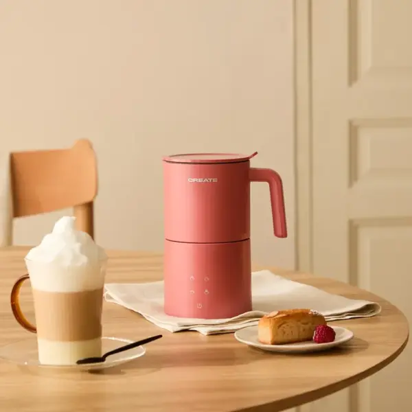 Aparat de spumare lapte, CREATE, Milk Frother Studio Pro, 620 ml, teracota