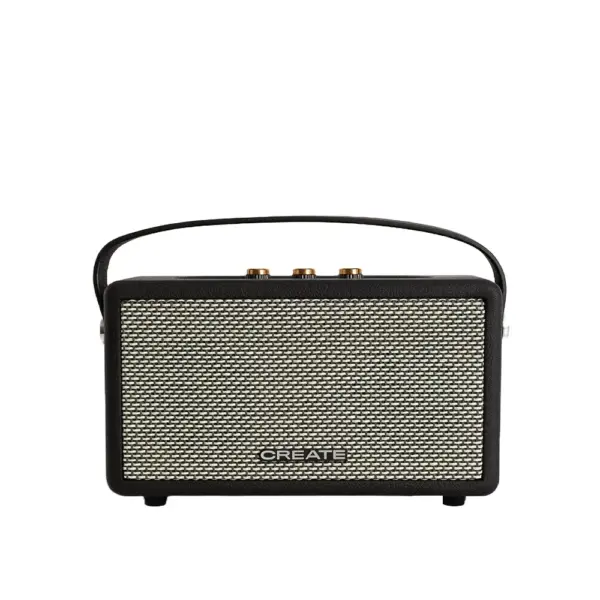 Boxa portabila wireless, CREATE, Speaker Retro, negru
