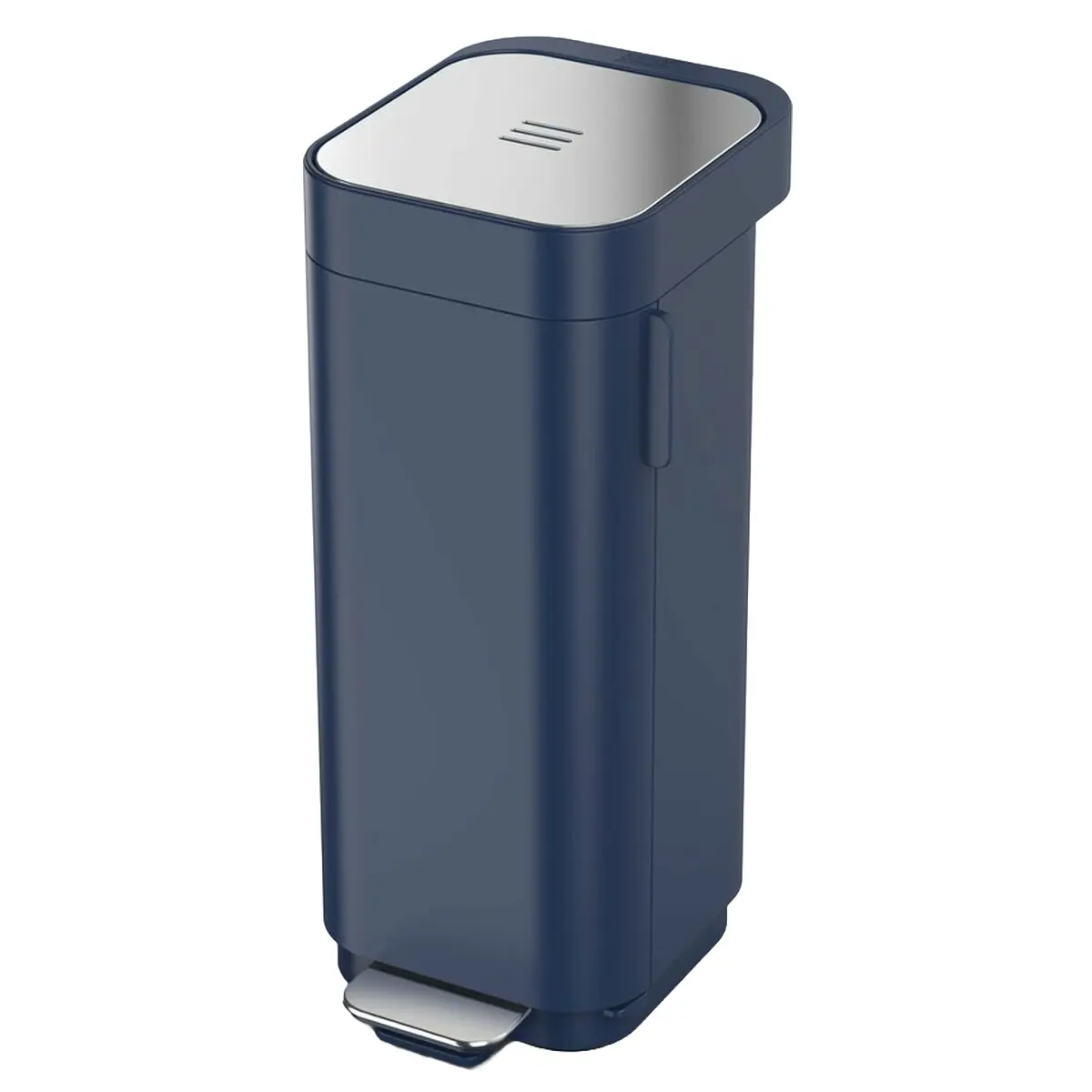 Cos de gunoi cu pedala, Joseph Joseph, Porta, 40 litri, 1 compartiment, bleumarin