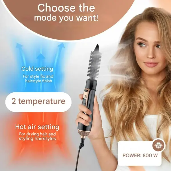 Perie electrica pentru coafat, Bomann, 3in1 Multi-Hairstyler, negru